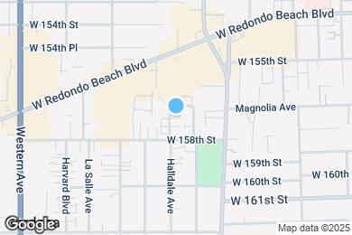 Map image of the property - 15710 Halldale Ave