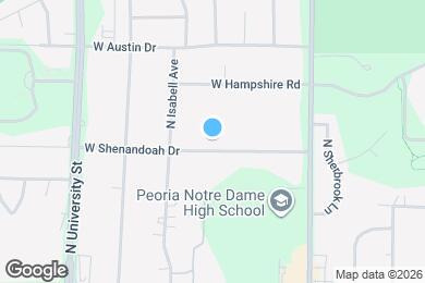 Map image of the property - 913 W Shenandoah Dr