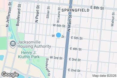 Map image of the property - 1445 N Laura St