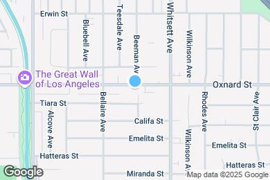 Map image of the property - 12558-12606 Oxnard St