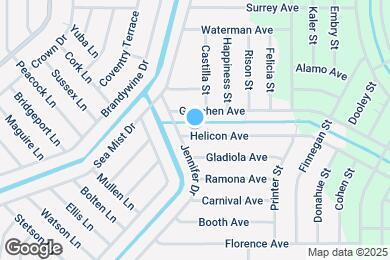 Map image of the property - 11940 Helicon Ave