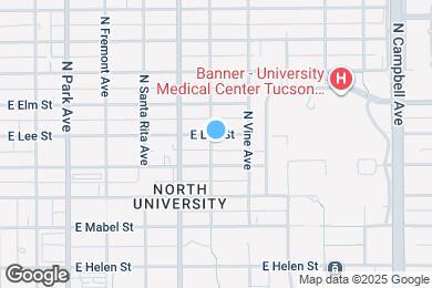 Map image of the property - 1402 E Lee St