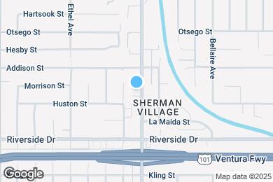 Map image of the property - 4925 Coldwater Canyon Ave