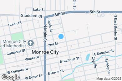 Map image of the property - Monroe City Senior Housing 62+