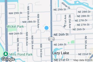 Map image of the property - 2625 N Andrews Ave