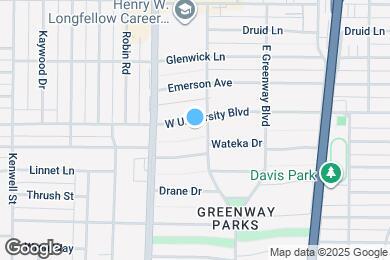 Map image of the property - 5338 W University Blvd
