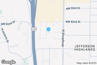 Map image of the property - 8111 N Jefferson St