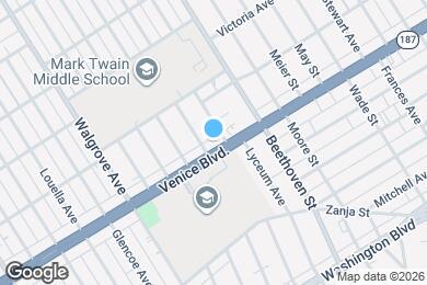 Map image of the property - 13009 Venice Blvd