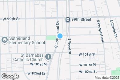 Map image of the property - 10015 S Longwood Dr