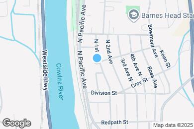 Map image of the property - 1425 N 1st Ave