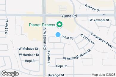 Map image of the property - 23407 W Pima St