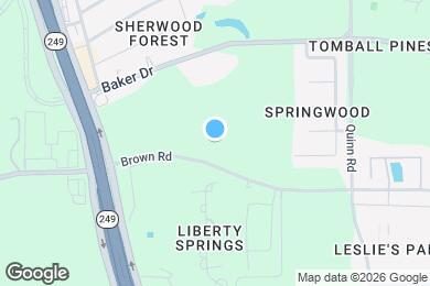 Map image of the property - The Cottage Green Tomball