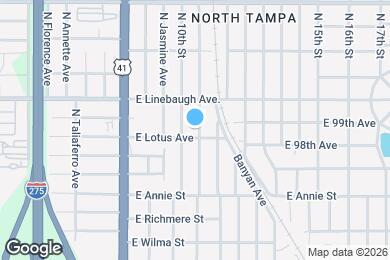 Map image of the property - 9804 N 11th St