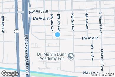 Map image of the property - 9100 NW 3rd Ave