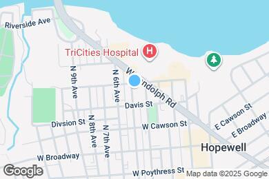 Map image of the property - 509 N 5th Ave