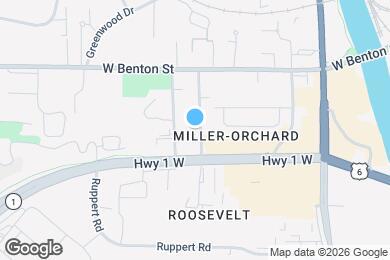 Map image of the property - 1011 Hudson Ave