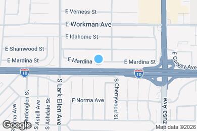 Map image of the property - 1522 E Mardina St