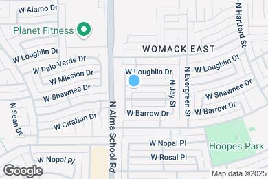Map image of the property - 919 W Mission Dr