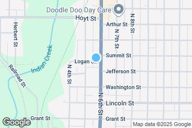 Map image of the property - 823 N 6th St