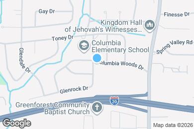 Map image of the property - 3255 Columbia Woods Dr