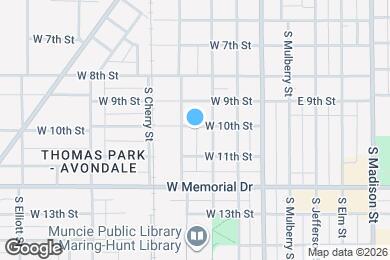 Map image of the property - 319 W 10th St