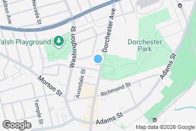 Map image of the property - 2187 Dorchester Ave