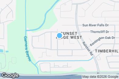 Map image of the property - 15022 Roche Rock Dr