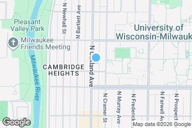 Map image of the property - 3218 N Oakland Ave