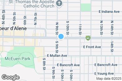 Map image of the property - 908 E Sherman Ave