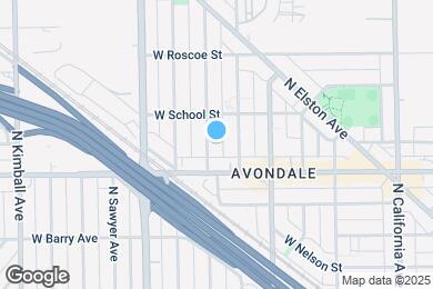 Map image of the property - 3227 N Albany Ave