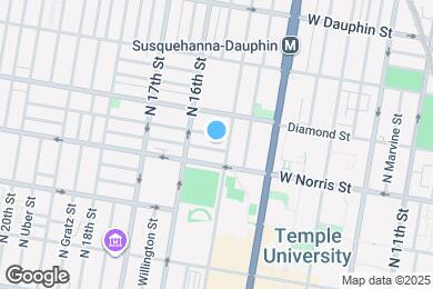 Map image of the property - 1519 Page St