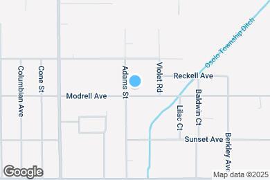 Map image of the property - 25777 Modrell Ave