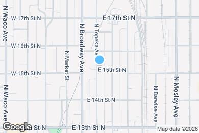 Map image of the property - 1604 N Topeka