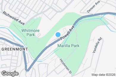 Map image of the property - 729 Powell Ave