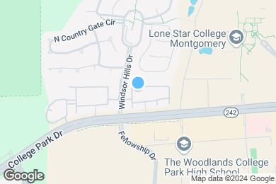 Map image of the property - Stone Creek at The Woodlands