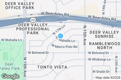 Map image of the property - 1636 W Taro Ln