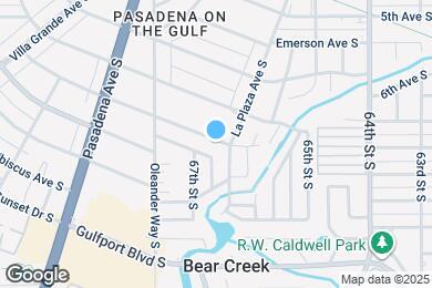 Map image of the property - 6660 Date Palm Ave S