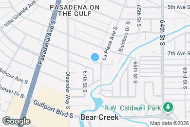 Map image of the property - 6660 Date Palm Ave S