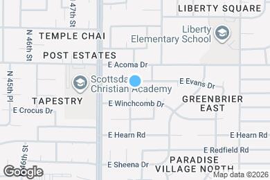 Map image of the property - 14249 N 49th St