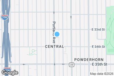 Map image of the property - 3327 Portland Ave