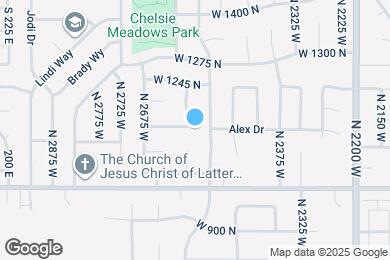 Map image of the property - 1126 N 2570 W