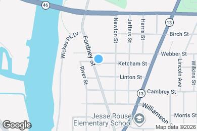 Map image of the property - 2128 Fordney St