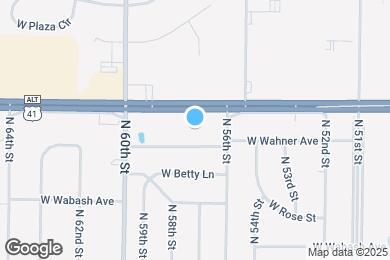 Map image of the property - 5700 W Wahner Ave