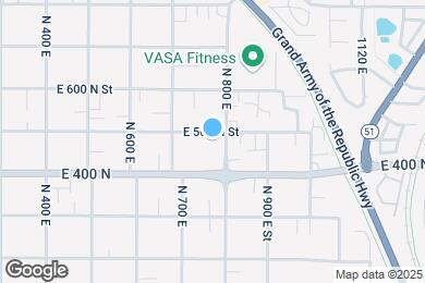 Map image of the property - 752 E 500 N