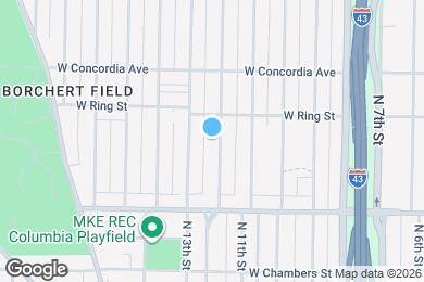 Map image of the property - 3217 N 12th St