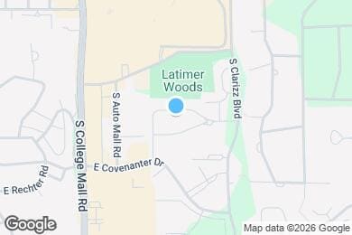 Map image of the property - The Stratum at Indiana