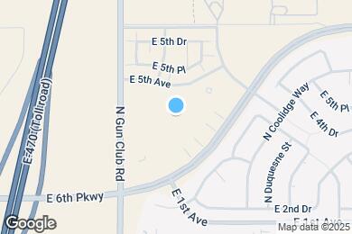 Map image of the property - 23573 E 3rd Pl