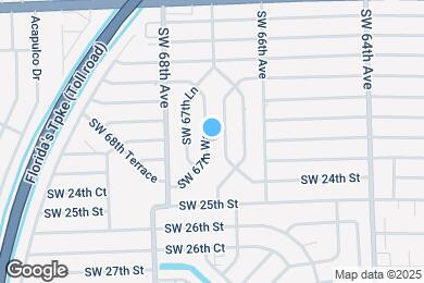 Map image of the property - 2231 SW 67th Way