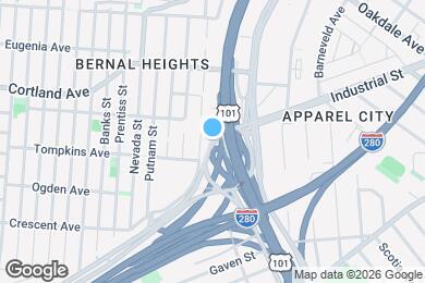 Map image of the property - 14 Alemany Blvd