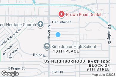Map image of the property - 838 E 10th St